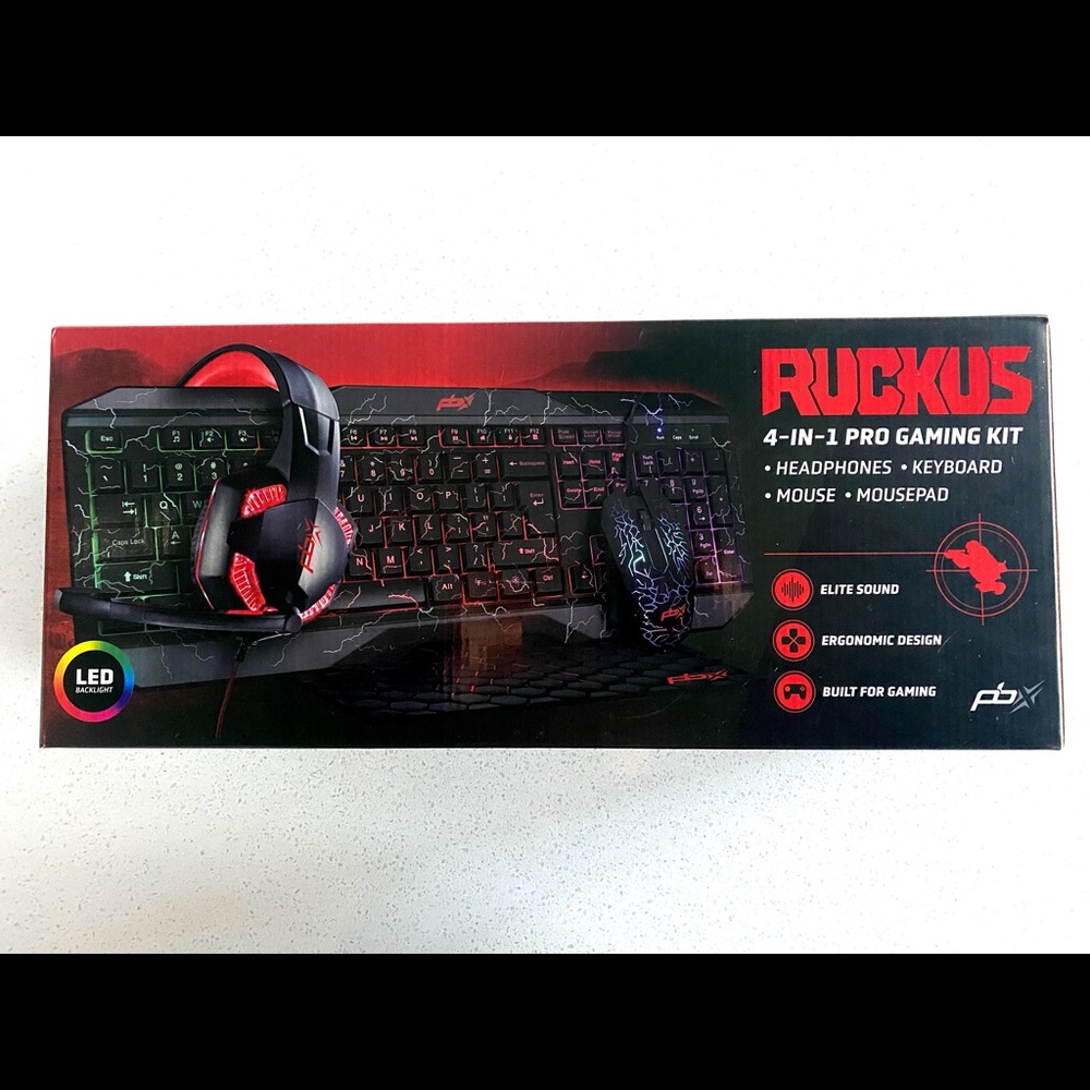 🍑PBX Ruckus 4-in-1 Pro Gaming Kit
